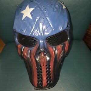 Outdoormaster Airsoft Mask Full Face Mask With Mesh Eye Protection Captain